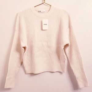 ‼️NWT Elodie cream color ribbed sweater in size XS‼️